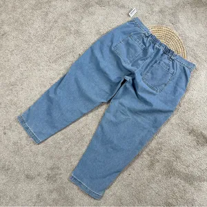 NWT Old Navy High-Waisted OGC Chino Tapered Straight Pants in Medium Wash XL thumbnail 7
