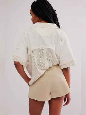Free People Nora Mini Trouser Shorts Women's Casual Mid Rise Boho Size 4 thumbnail 3