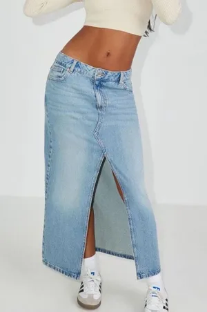 Maxi Denim Skirt thumbnail 1