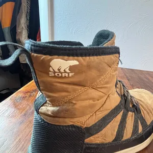 Sorel Whitney II Short Lace Boots Elk Black Waterproof Insulated US 6 NY3903-287 thumbnail 8