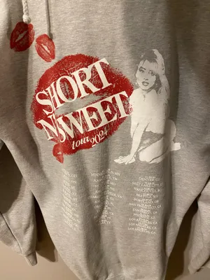 Sabrina Carpenter Short N Sweet zip up sweatshirt thumbnail 3