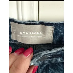 Everlane NWOT The Way-High Gardner Cropped Jean Size 27 in Diamond Stone thumbnail 8