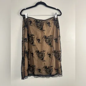 Meshki two piece Xena Floral Embroidered crop top and skirt set size large thumbnail 12