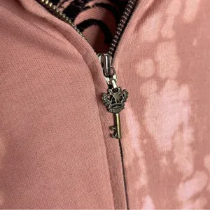 Key Closet Hoodie Dipped Tie Dye Full Zip Hooded Sweater Studded Y2K Grunge 2003 thumbnail 4