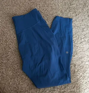 Lululemon Base Pace 28” Leggings Size 12 Blue Nile thumbnail 1