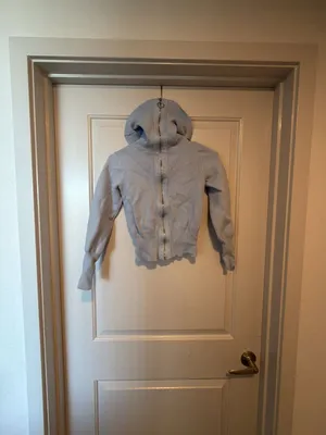 Magaschoni Light Blue Full Zip Ribbed Turtleneck Sweater thumbnail 2
