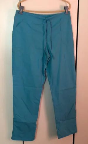 Scrubstar Scrub Bottom Size Medium Blue Color With Drawstring Elastic Waist thumbnail 1