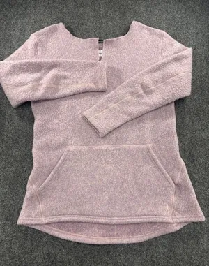 Smartwool Hudson Trail Women’s M Pink Wool Blend Fleece Pullover SW011525 thumbnail 1