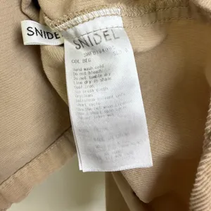 Snidel Button Up Top Womens Size 0 Tan Corduroy Long Sleeve Tie Back Casual * thumbnail 10