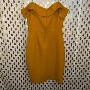 Blashe mini dress in mustard yellow off the shoulder size S thumbnail 3