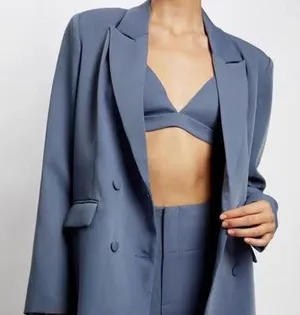 Meshki Madison Oversized Double Breasted Blazer Size XS thumbnail 1