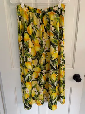 Show Me Your Mumu Flirt Skirt Darling Dolls Green Floral Midi Large thumbnail 3