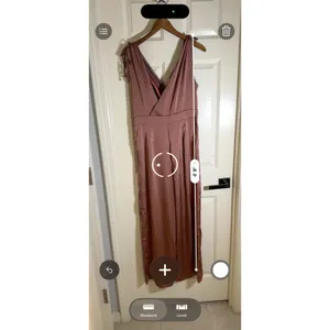 Skies Are Blue Satin Tie Shoulder Wide Leg‎ Jumpsuit 73563 New thumbnail 6