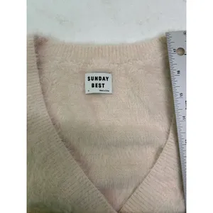 Aritzia Sunday Best Reese Cropped Cardigan in Ballerina pink Size M. thumbnail 6