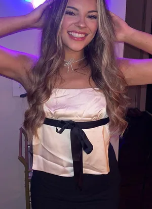 Edikted Satin Bow Top  thumbnail 1