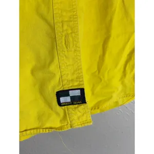 Vintage Urgent Gear Shirt Womens Size Medium Yellow Button Front Western Preppy thumbnail 4