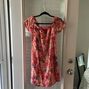 Skies Are Blue Mimi‎ Dress Small Off The Shoulder Floral thumbnail 2