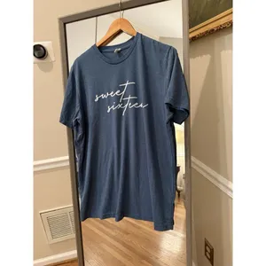 Sweet Sixteen 16th Birthday T-Shirt Blue XL thumbnail 2