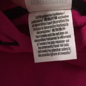 New Women’s PINK Victoria’s Secret Sweatshirt Hoodie Fuschia Size Small thumbnail 6