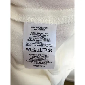 Ann Taylor Cream Rhinestone Blouse NWT size MP thumbnail 4