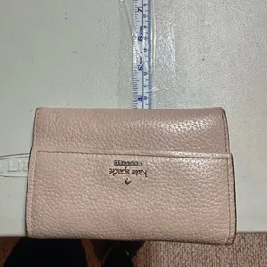 Kate Spade Blush Pink Neutral Leather‎ Tri-Fold Wallet thumbnail 12