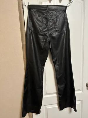 Leather Flare Pants thumbnail 2