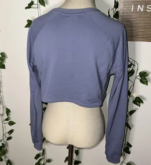 Gymshark Longsleeve Periwinkle Cropped Top thumbnail 4