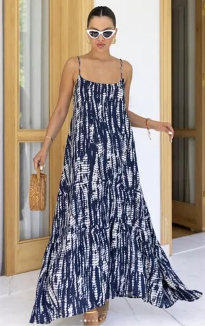 Zara Women's Blue and Navy Dress thumbnail 1