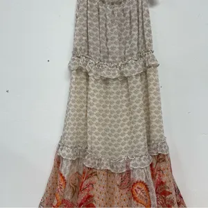 Misa Los Angeles Dionica Midi Floral Tiered Boho Dress Womens M Cottage Core thumbnail 8