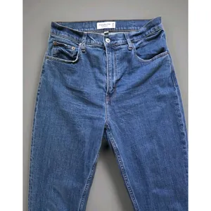 Abercrombie & Fitch Straight Jeans Women's 28 Blue Ultra High Rise Denim 6 thumbnail 2
