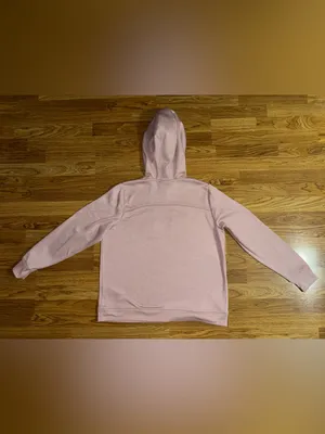 Under Armour Cold Gear Hoodie Women’s Size XL Loose Fit Pink Quilted Gray Logo thumbnail 7