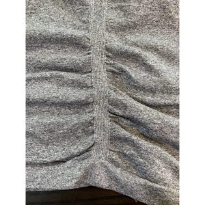 Athleta Fastest Track Medium‎ Seamless Ruched Tank Top Gray Athleisure thumbnail 7