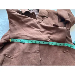 Vintage Italian Style Marzotto Wool Long Peacoat W8 Brown thumbnail 10