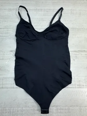 SHAPERX Tummy Control Shapewear Thong Bodysuit Seamless size 4x thumbnail 2
