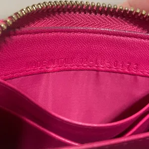 Christian Dior Pink Quilted Leather Card/Coin Case thumbnail 11