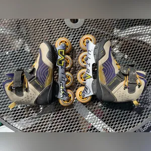 Vintage 90’s Ultra Wheels Inline Skates Gray Size 9 thumbnail 10