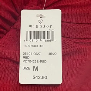 NWT Windsor Stunning Sweetheart Mesh Mini Dress | Size: Small thumbnail 4