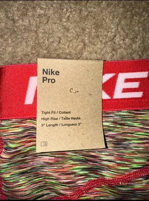Nike Pro Pink 3” Spandex Shorts thumbnail 4