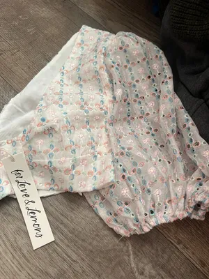NWT For Love & Lemons Denise Crop Top size small thumbnail 8