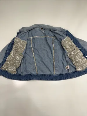 Free People Faded Light Blue Denim Jacket thumbnail 5