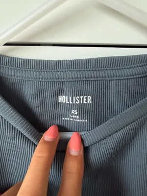 Slate blue hollister fitted top thumbnail 4