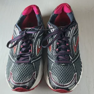 Brooks Women's Athletic Shoes - Gray and Pink b68 thumbnail 1