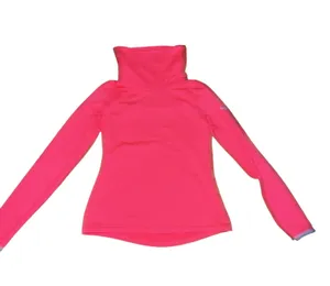 Nike Pro Hyperwarm Funnel Neck Dri-FIT Top Medium Neon Coral thumbnail 1