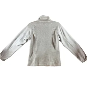 322 | Columbia Sportswear Womens XS Full Zip Fleece Jacket Gray Oatmeal‎ Heather thumbnail 3