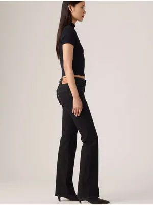 New Levi's 26x32 Superlow Bootcut Women's Jeans Crew Look - Black Medium Stretch thumbnail 4