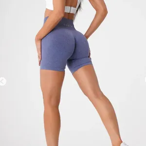 NVGTN Blue Pro Seamless High Rise Shorts Small Women thumbnail 2