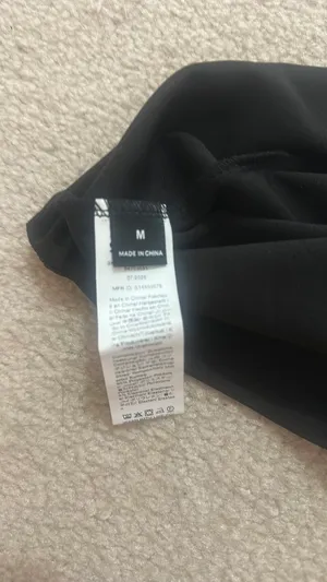 shein black mini skirt  thumbnail 2