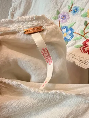 Free People White Embroidered Dress thumbnail 7