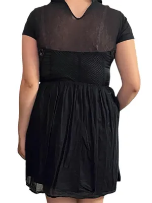 Free People black lace dress thumbnail 3