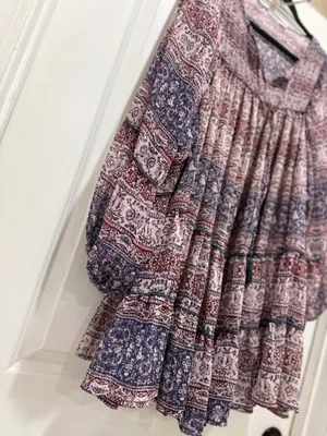 100 % Rayon mini dress thumbnail 5